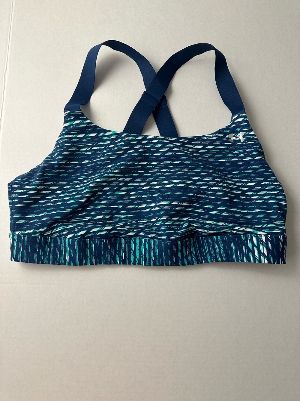 Under Armour Abstract Stripe Sports Bra Women's Size XL